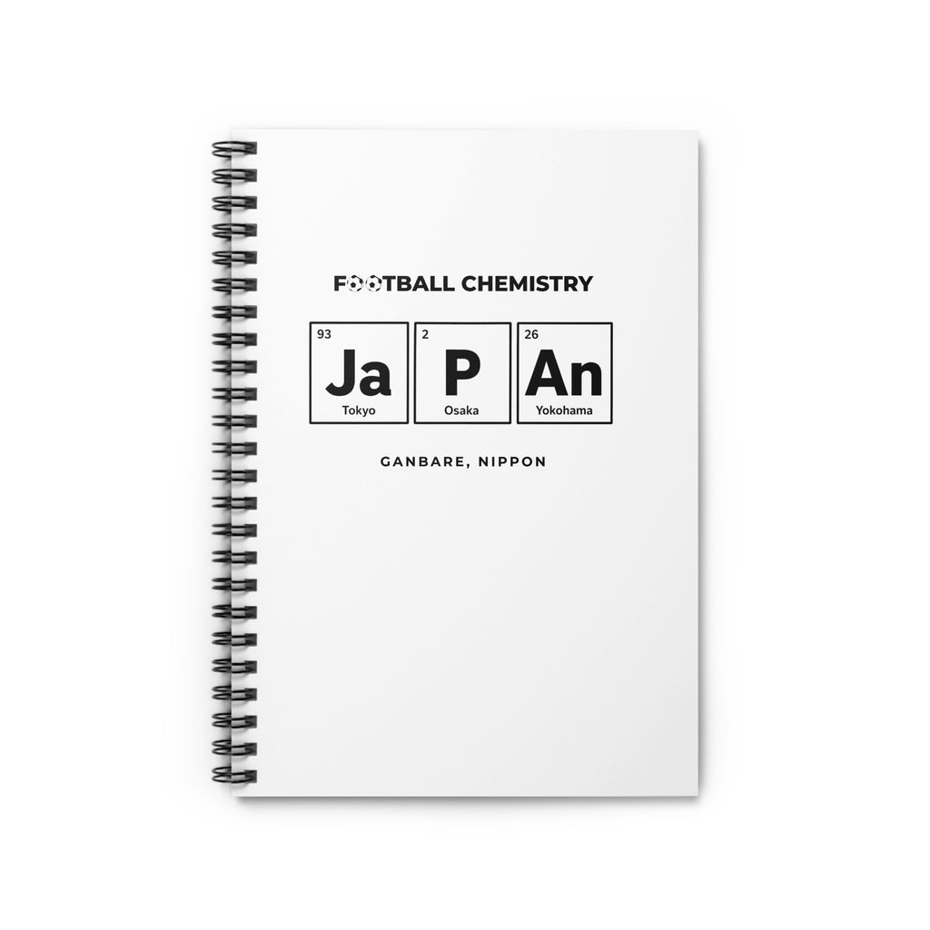 Football Chemistry periodic table element design with cities, Gamba, Nippon.