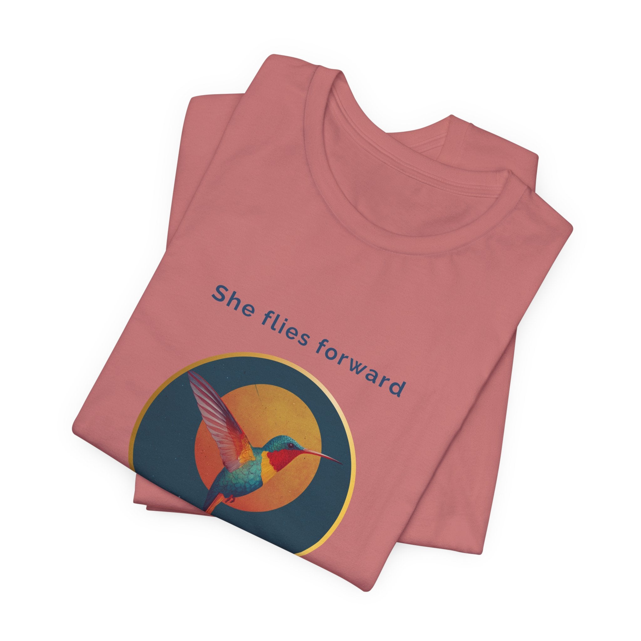 She Flies Forward | Women's Motivational Graphic Solar Flight T-Shirt