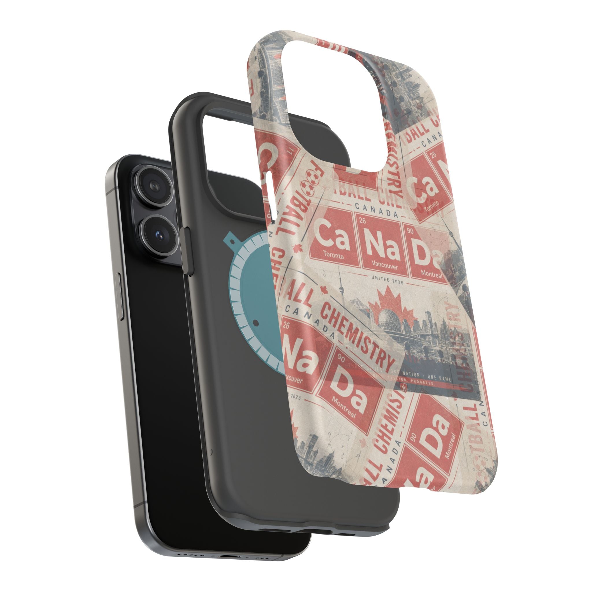 Canada Football Phone Case | Red. The base element.