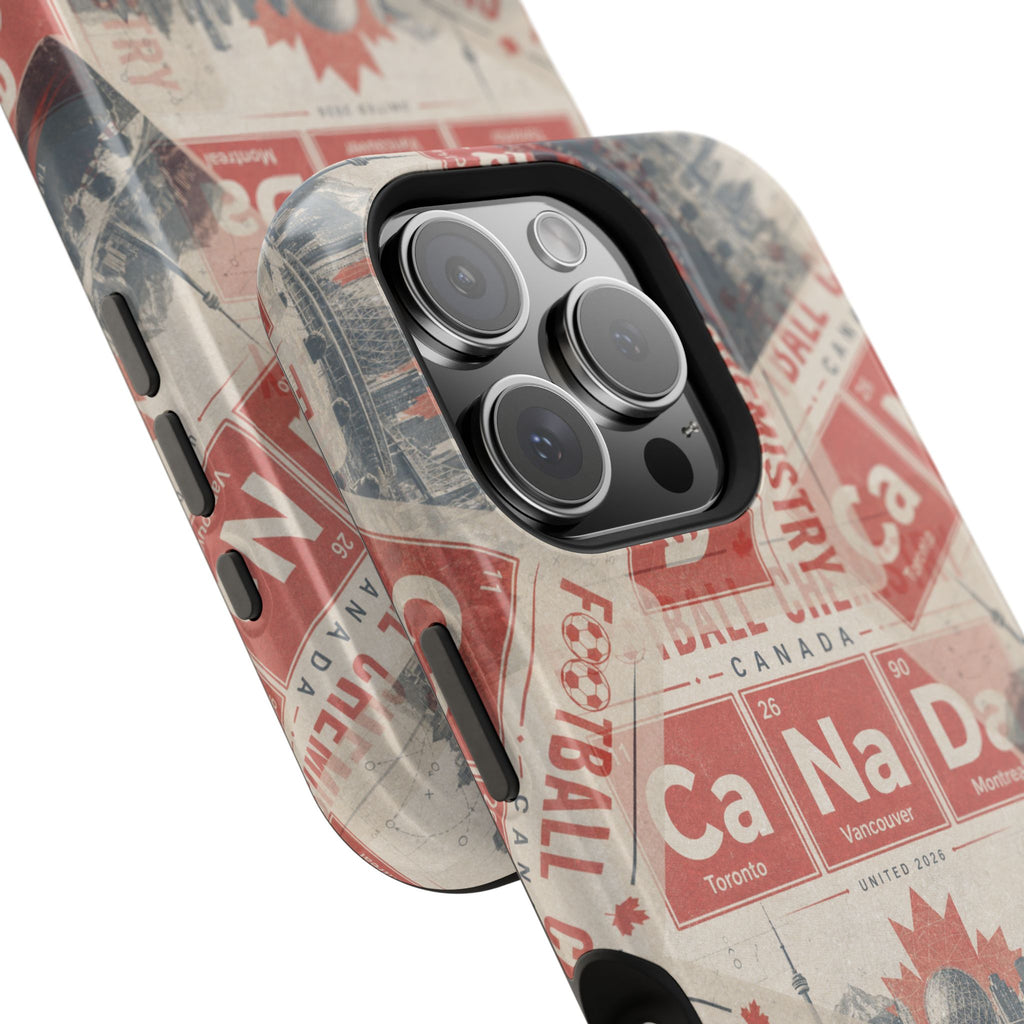 Canada Football Phone Case | Red. The base element.
