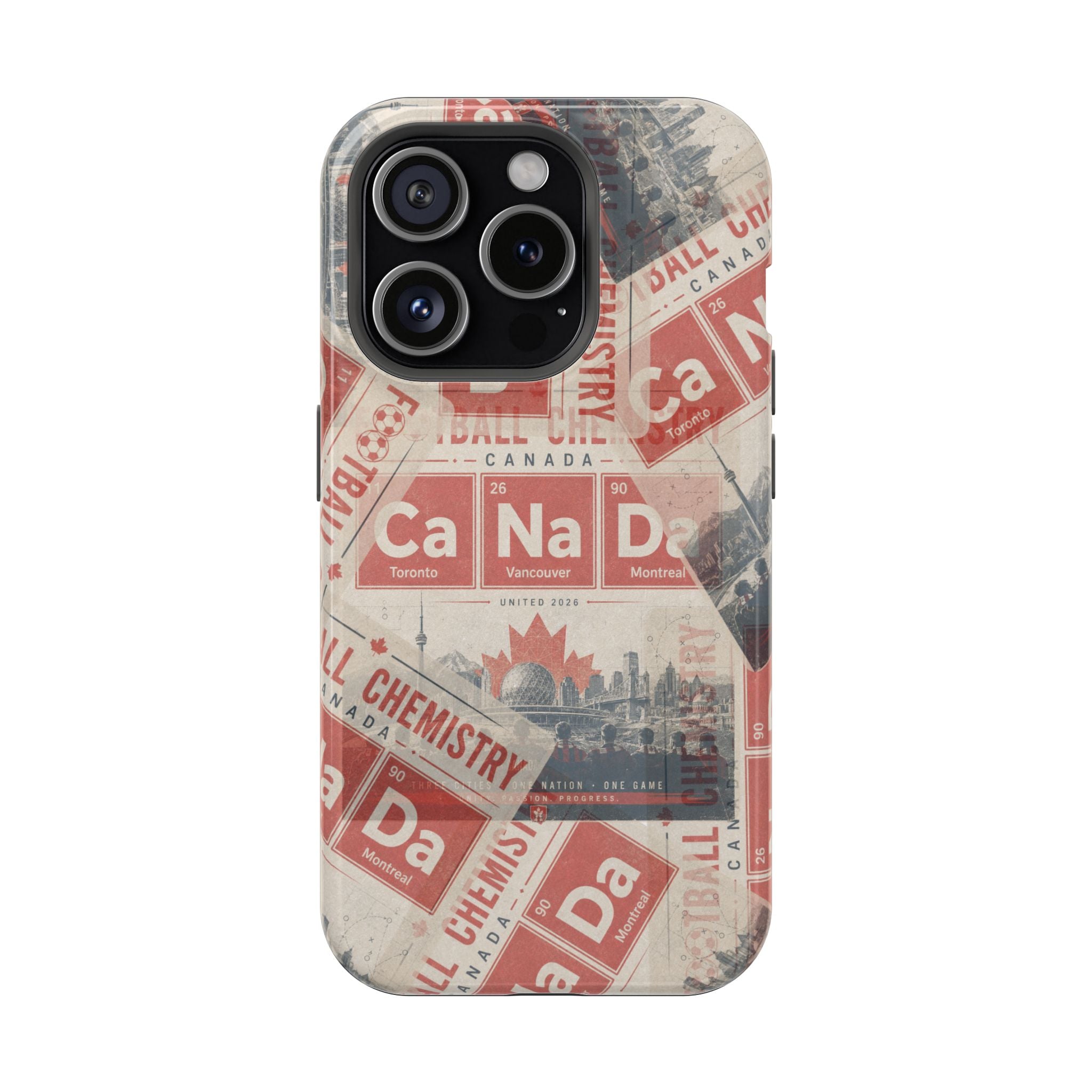 Canada Football Phone Case | Red. The base element.