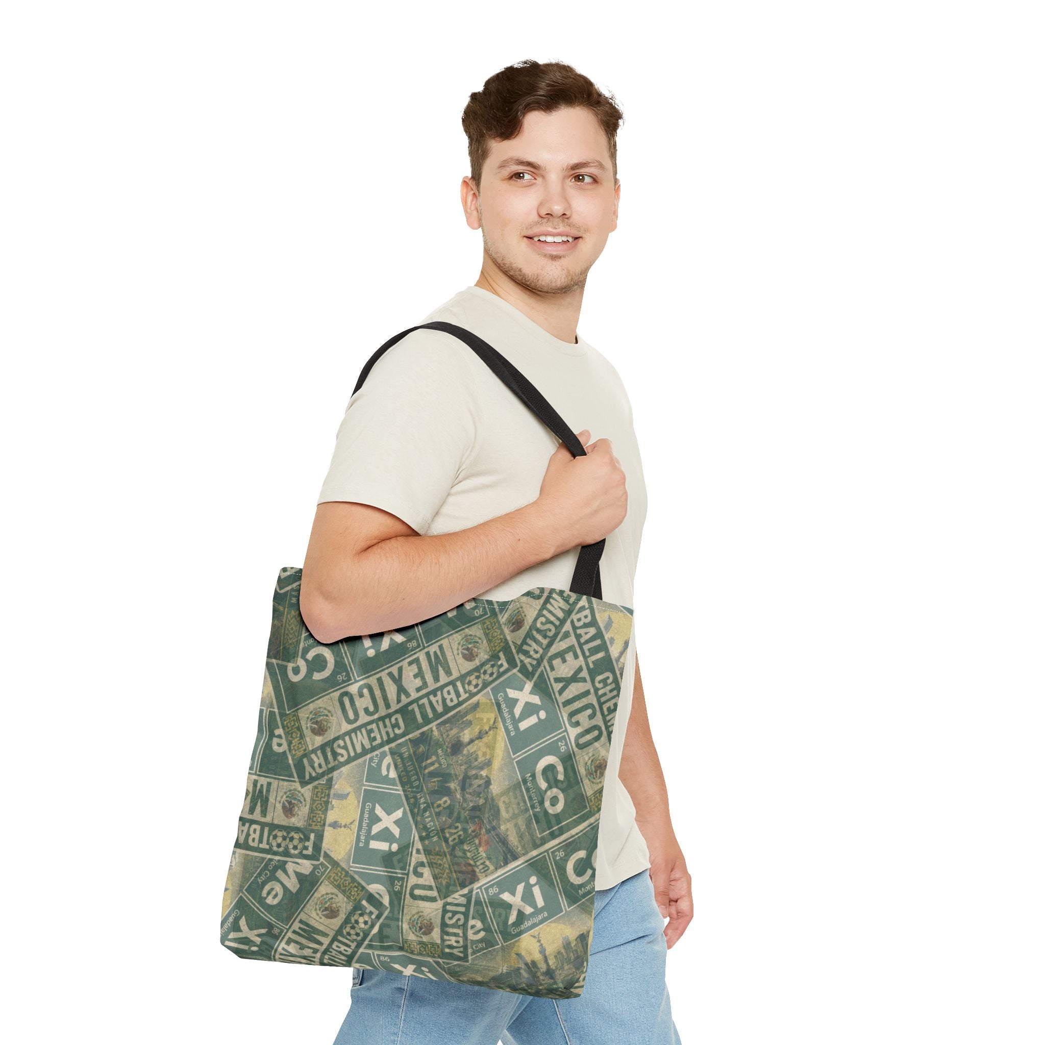 Mexico Football Tote Bag | Green. Bonded loud.