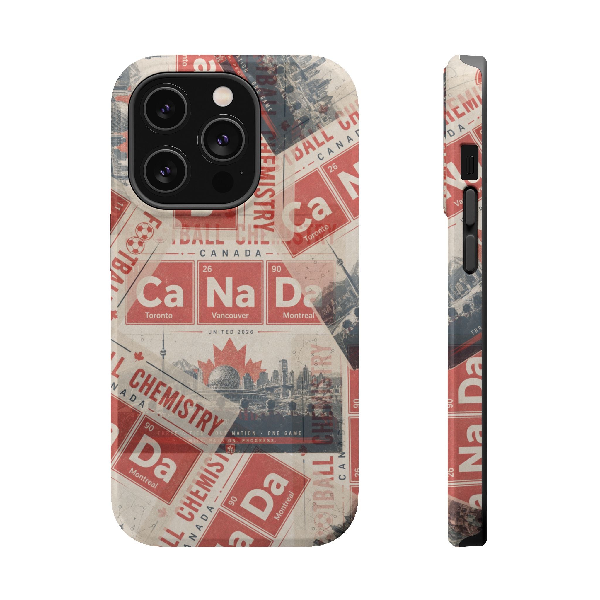 Canada Football Phone Case | Red. The base element.