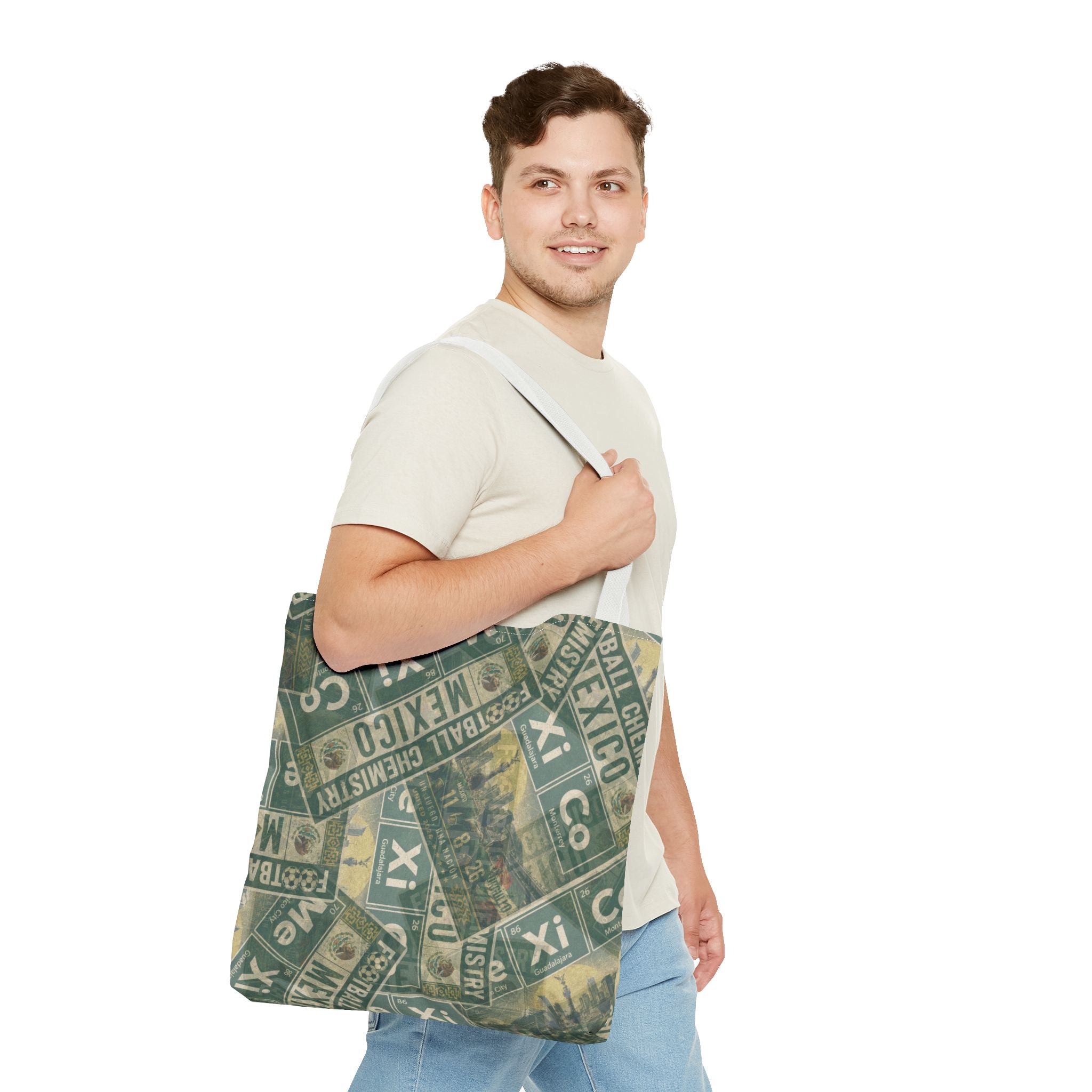 Mexico Football Tote Bag | Green. Bonded loud.