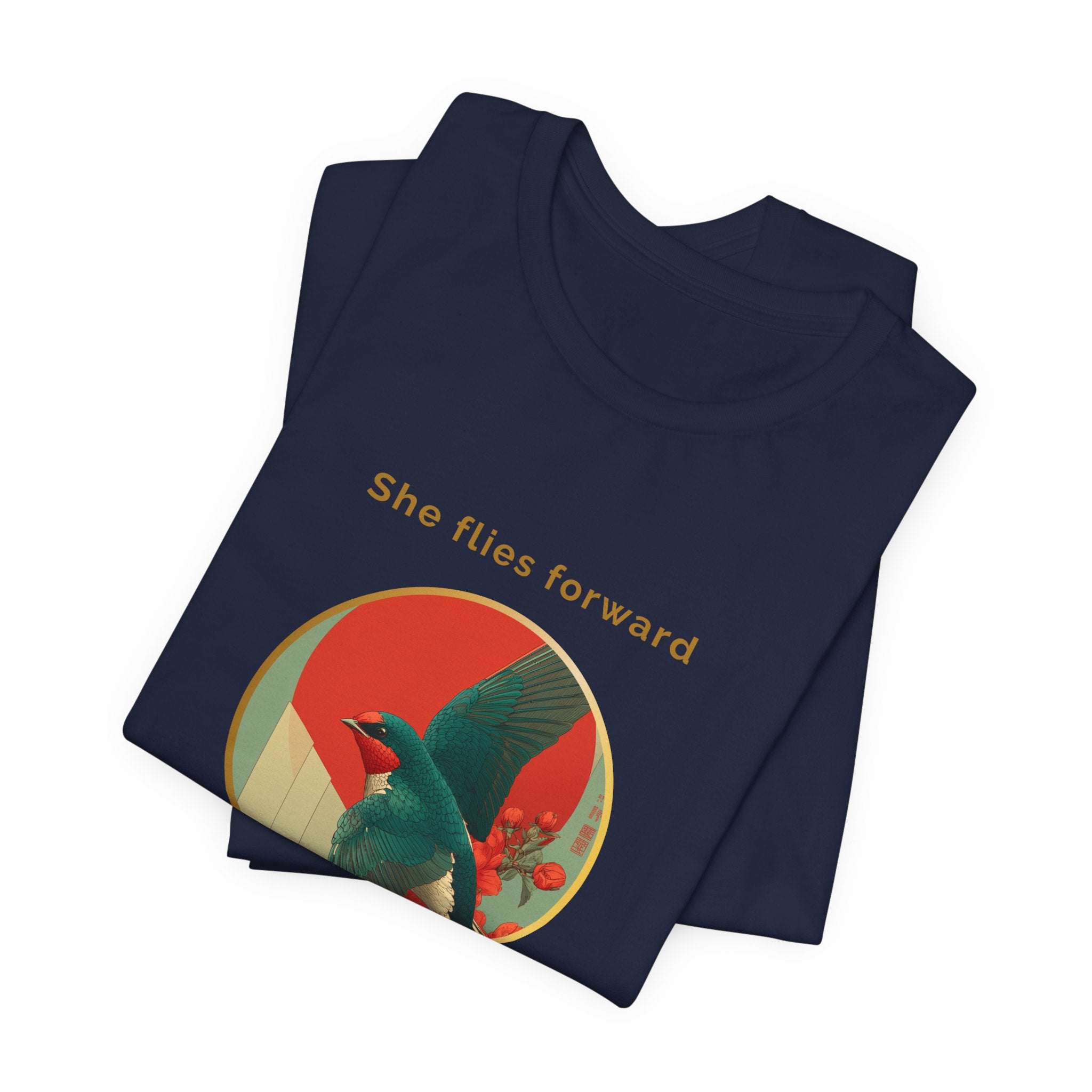 She Flies Forward | Women's Motivational Graphic Forward Flight T-shirt