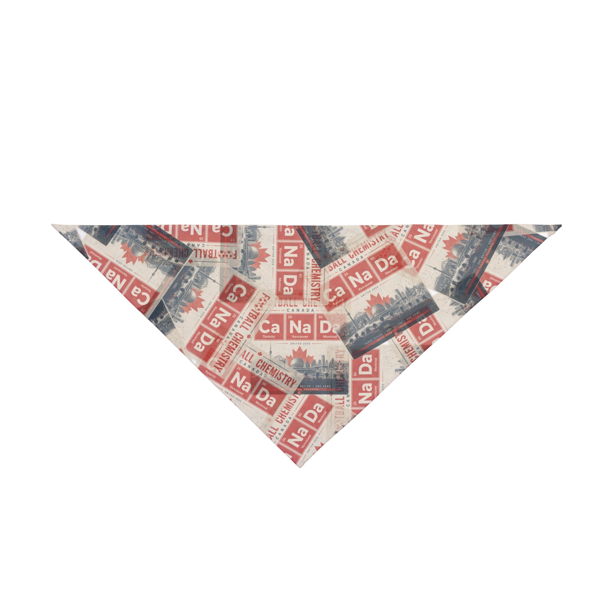 Canada Football Pet Bandana | Editorial Minimal Edition