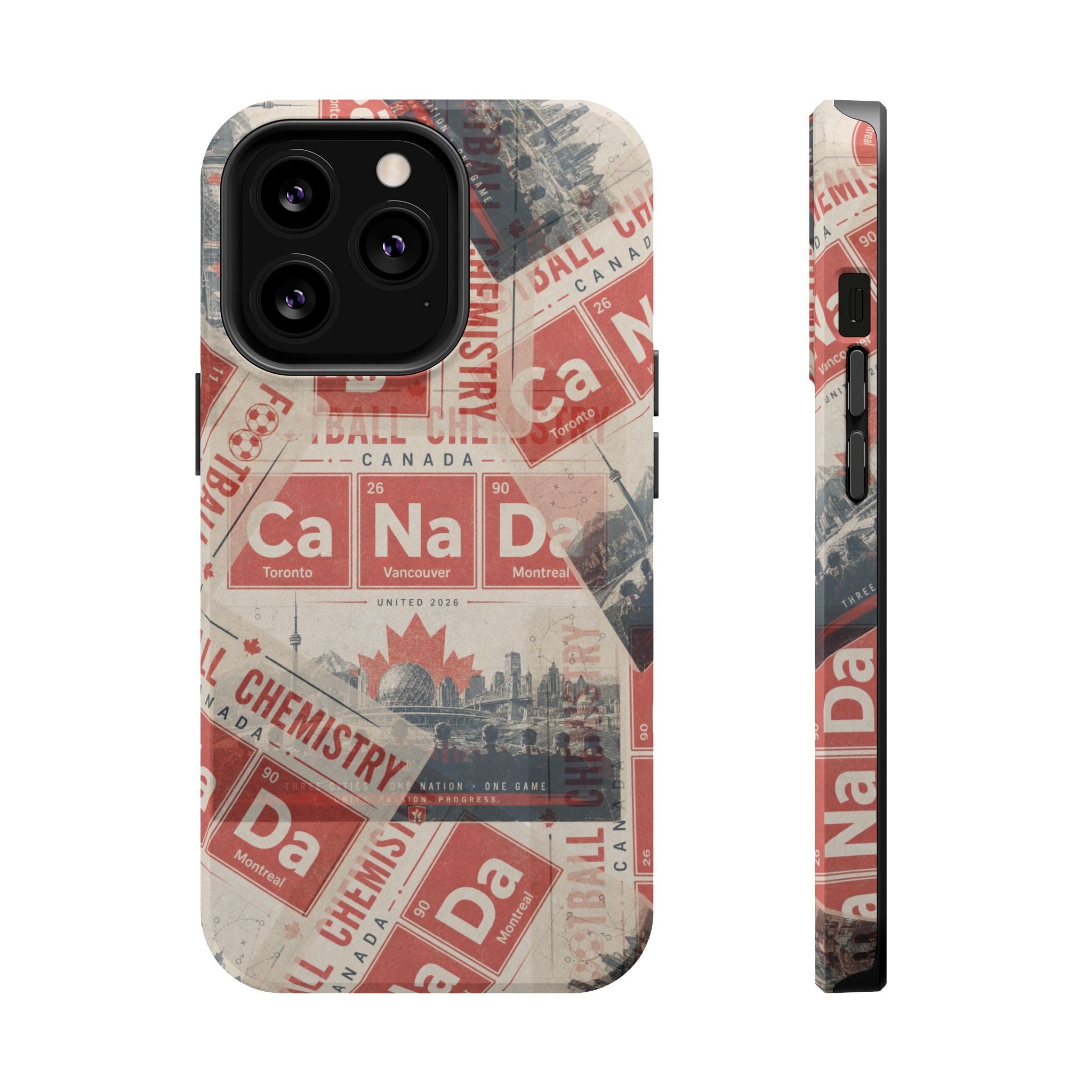Canada Football Phone Case | Red. The base element.