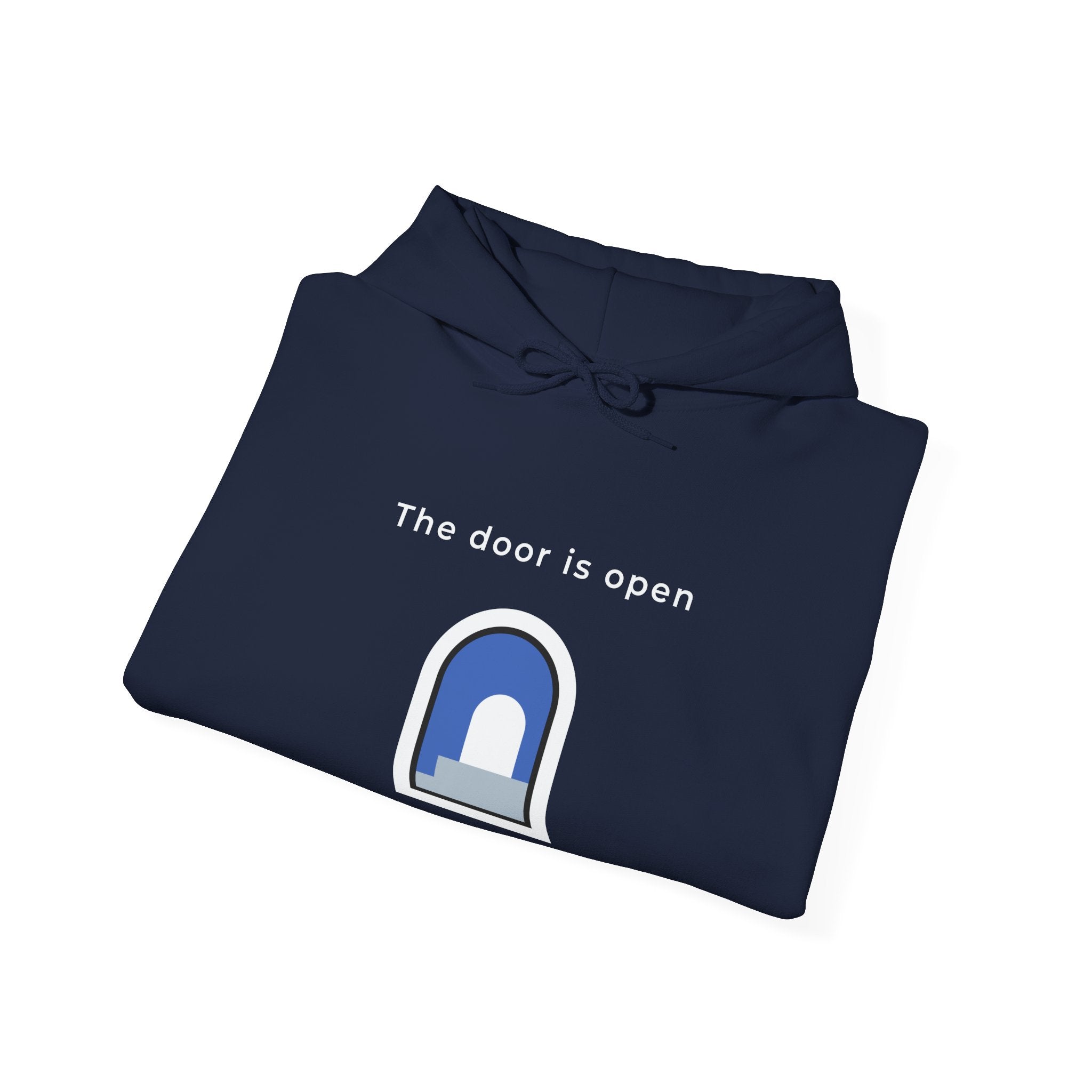The Door Is Open | Men's Motivational Graphic Door Hoodie