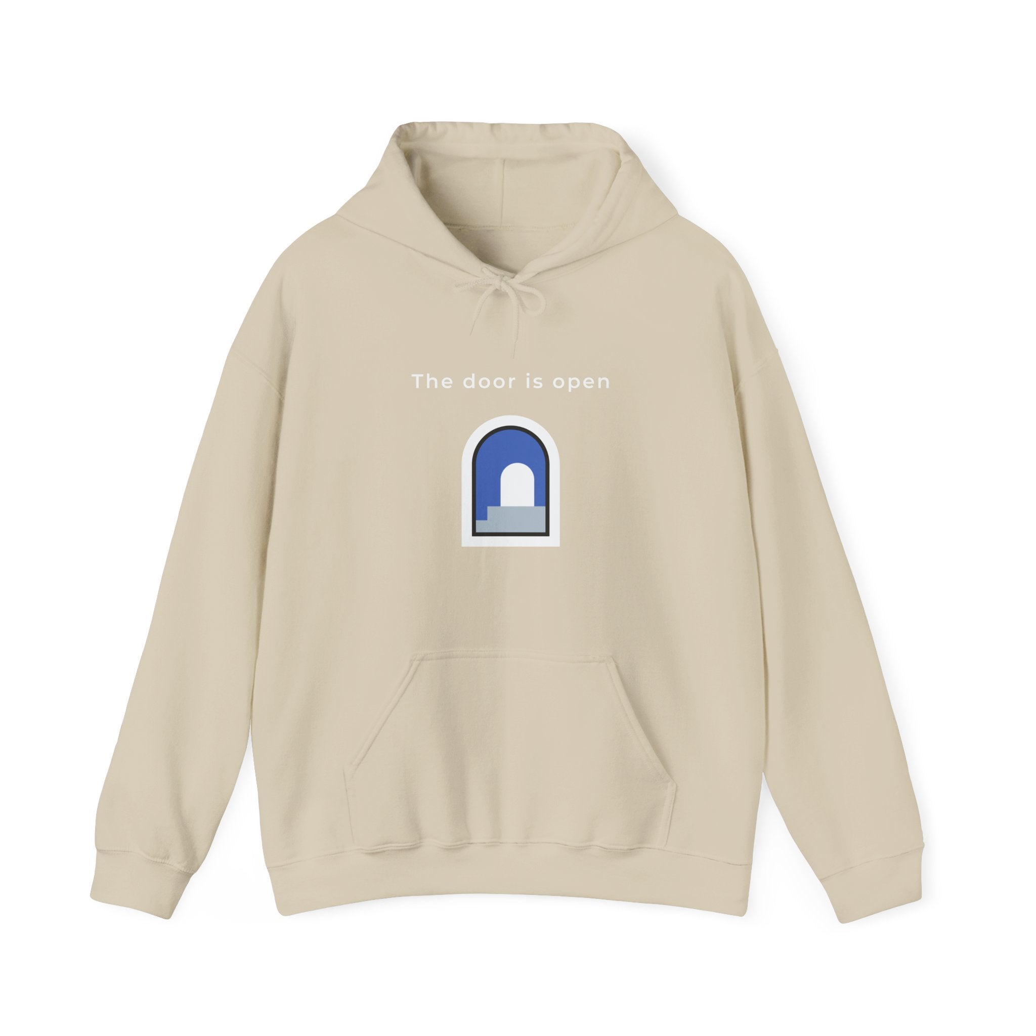 The Door Is Open | Men's Motivational Graphic Door Hoodie
