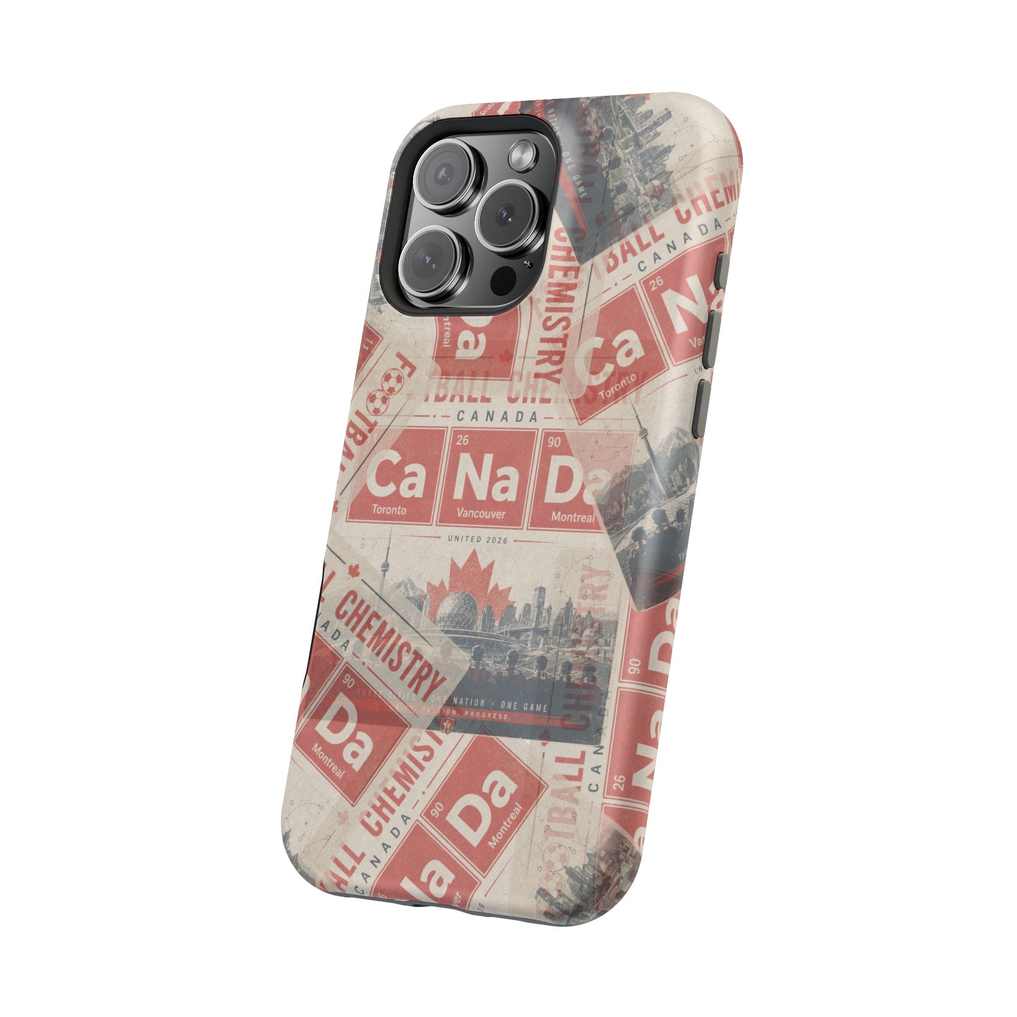 Canada Football Phone Case | Red. The base element.