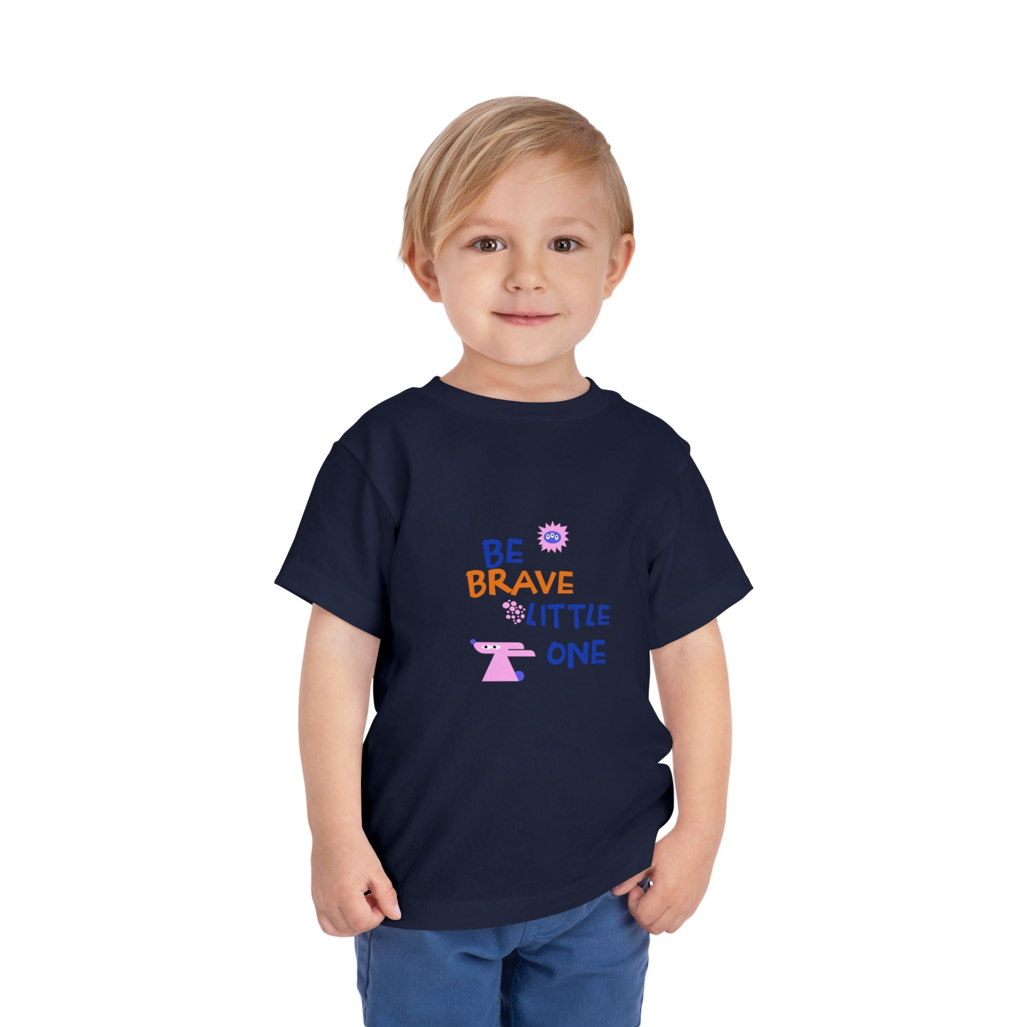 Be Brave Little One | Toddler Motivational Graphic Cute Motivational print T-Shirt