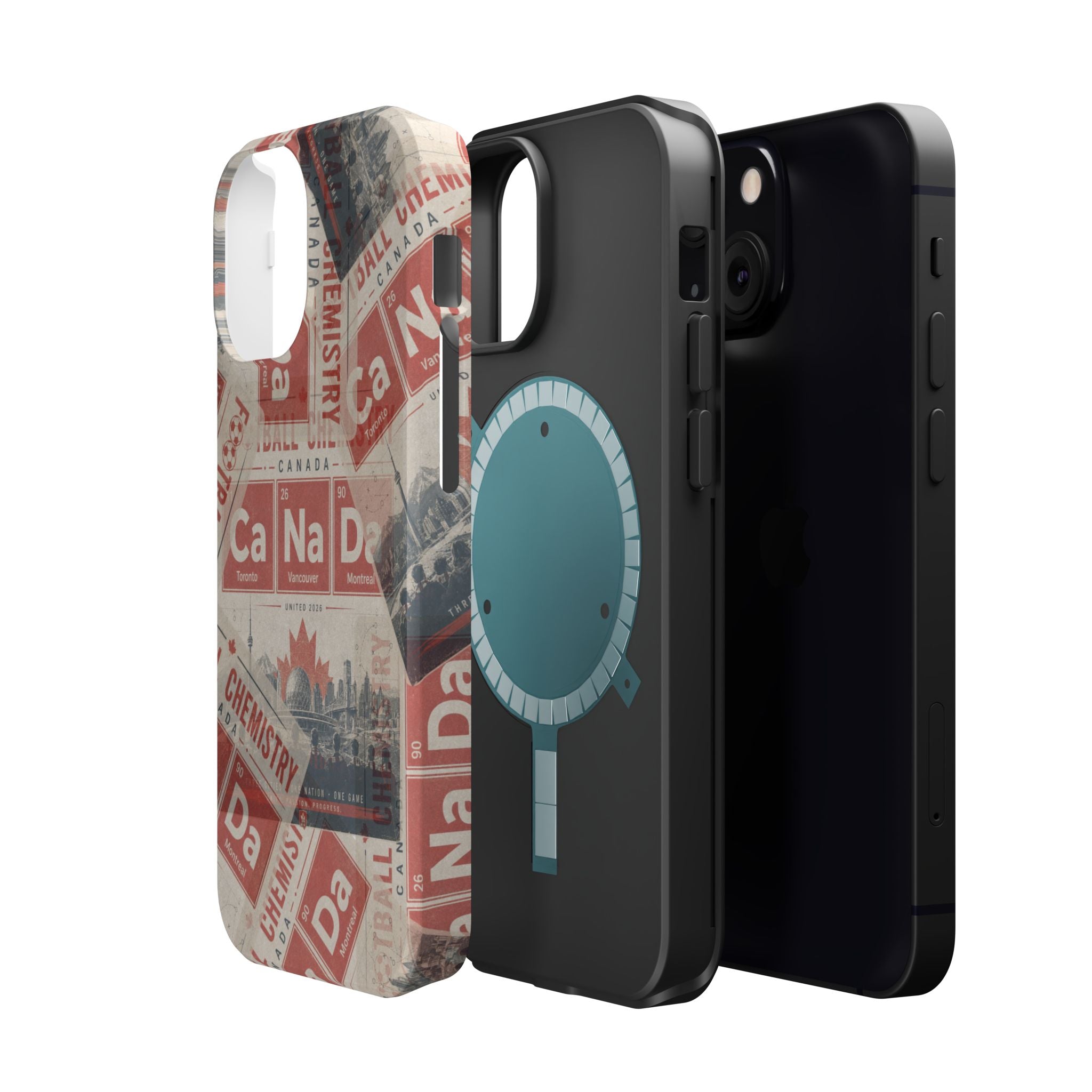 Canada Football Phone Case | Red. The base element.