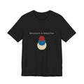 Structure Is Beautiful | Women's Motivational Graphic stacked circles T-Shirt