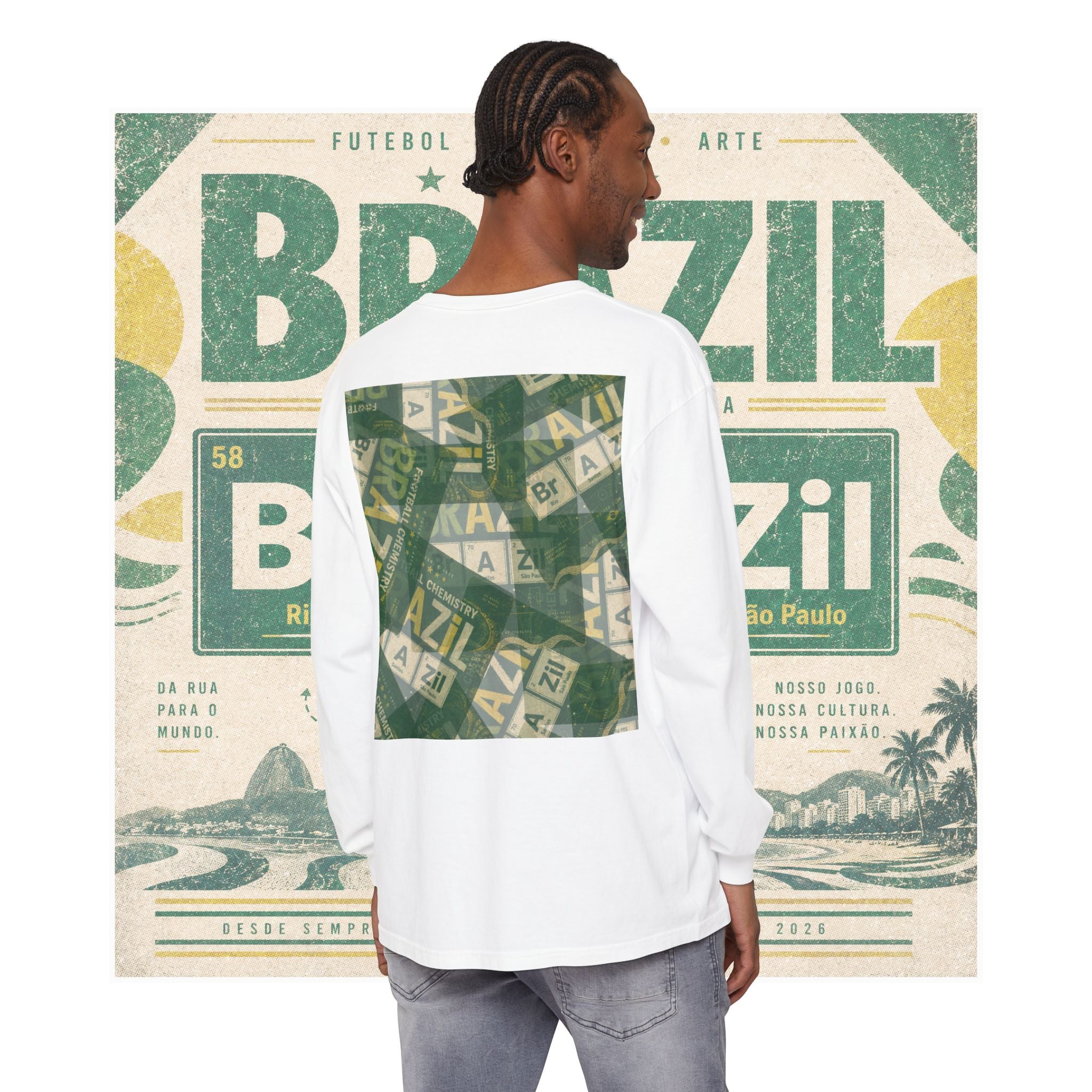 Brazil Football Raglan | Editorial Matchday Edition