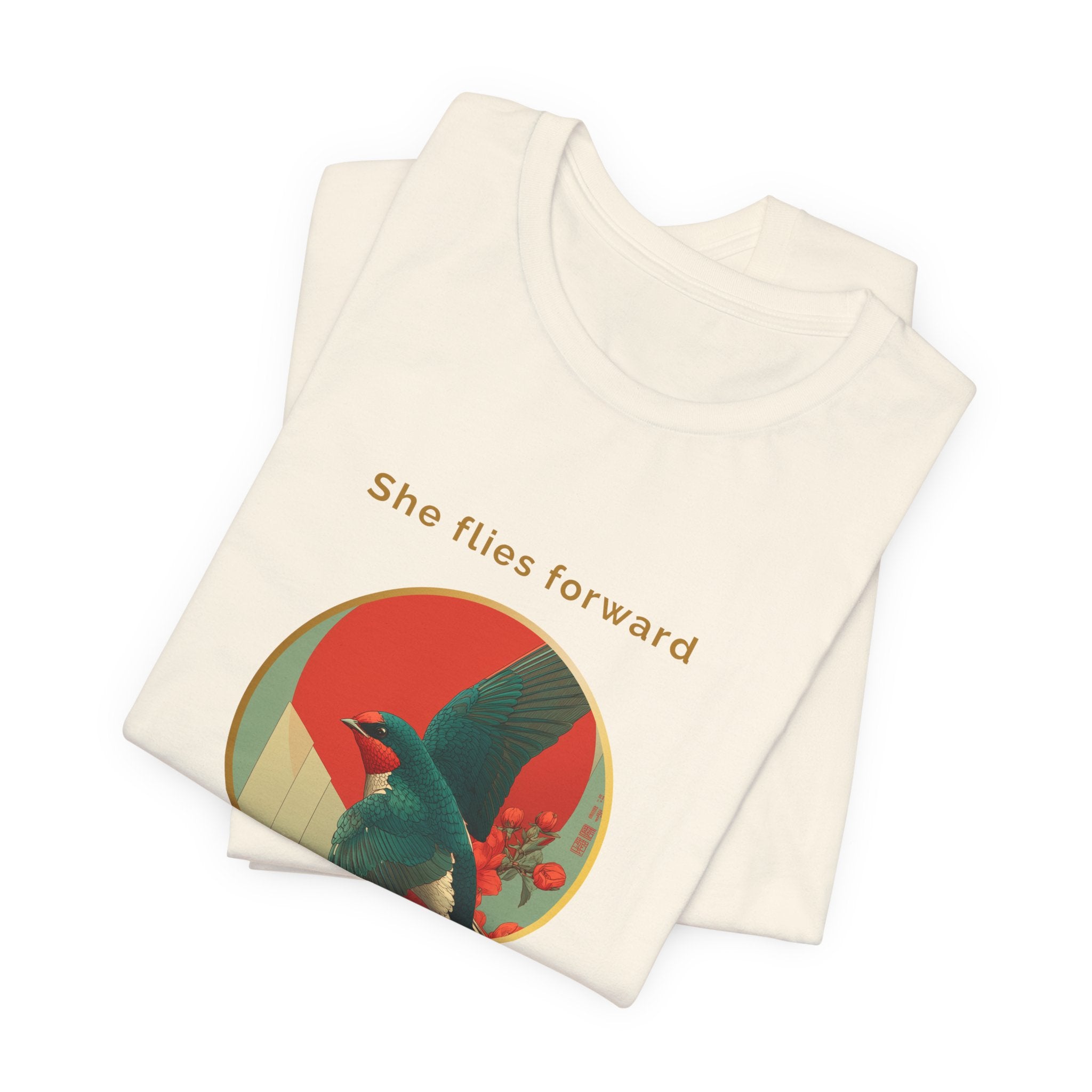 She Flies Forward | Women's Motivational Graphic Forward Flight T-shirt