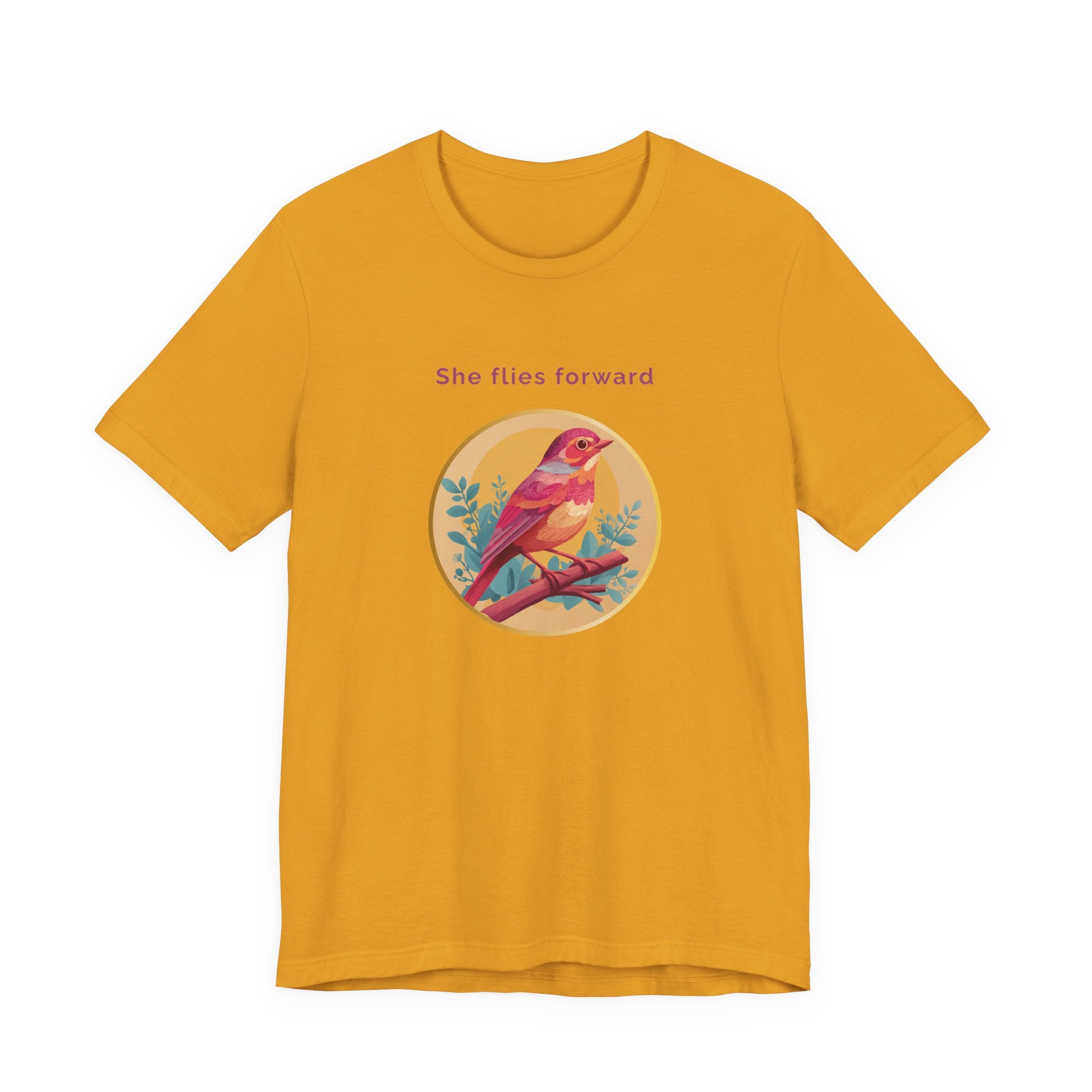She Flies Forward | Women's Motivational Graphic Soft Ascent T-Shirt