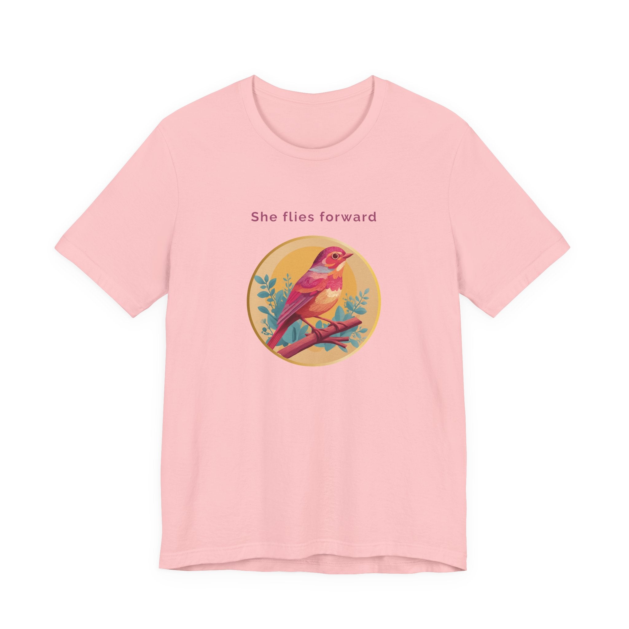 She Flies Forward | Women's Motivational Graphic Soft Ascent T-Shirt