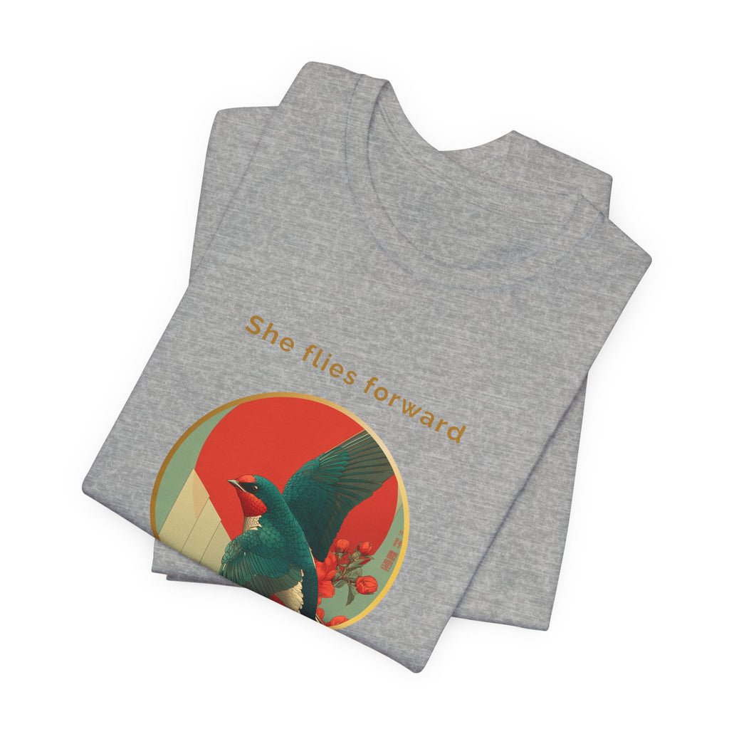 She Flies Forward | Women's Motivational Graphic Forward Flight T-shirt