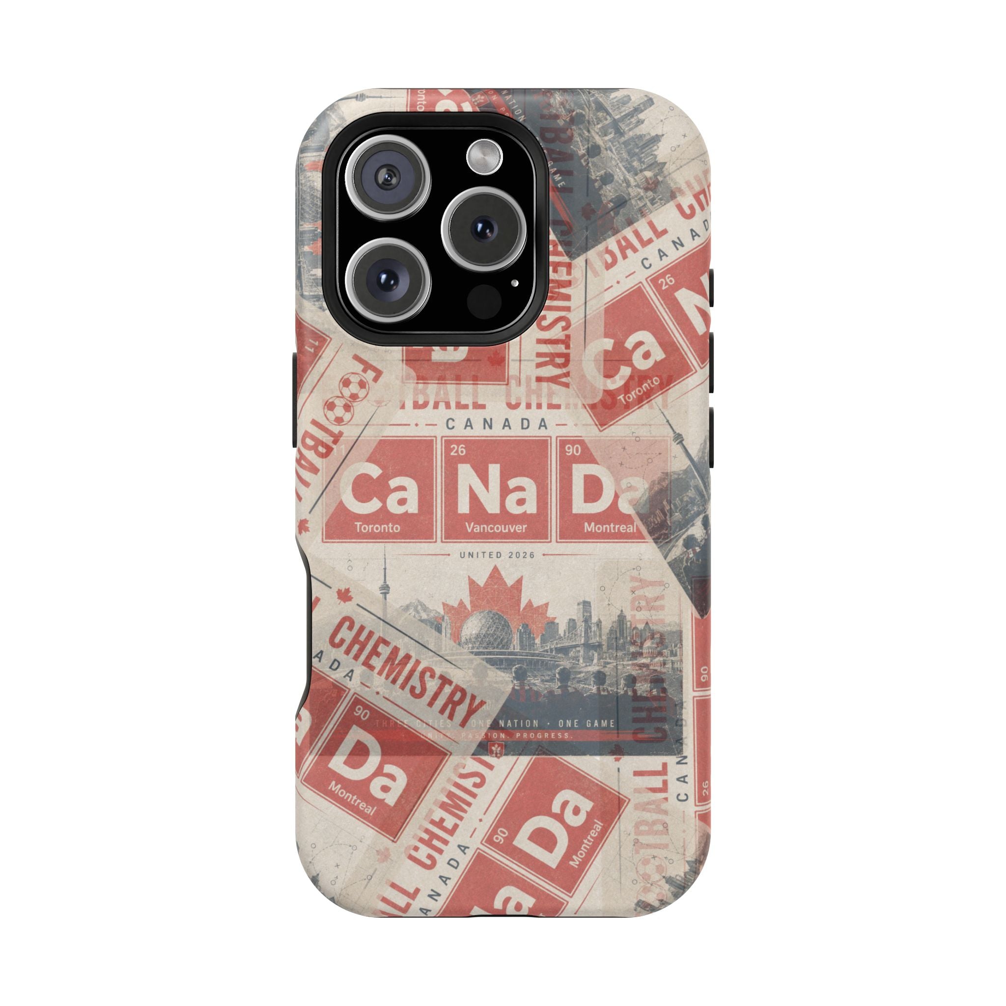 Canada Football Phone Case | Red. The base element.