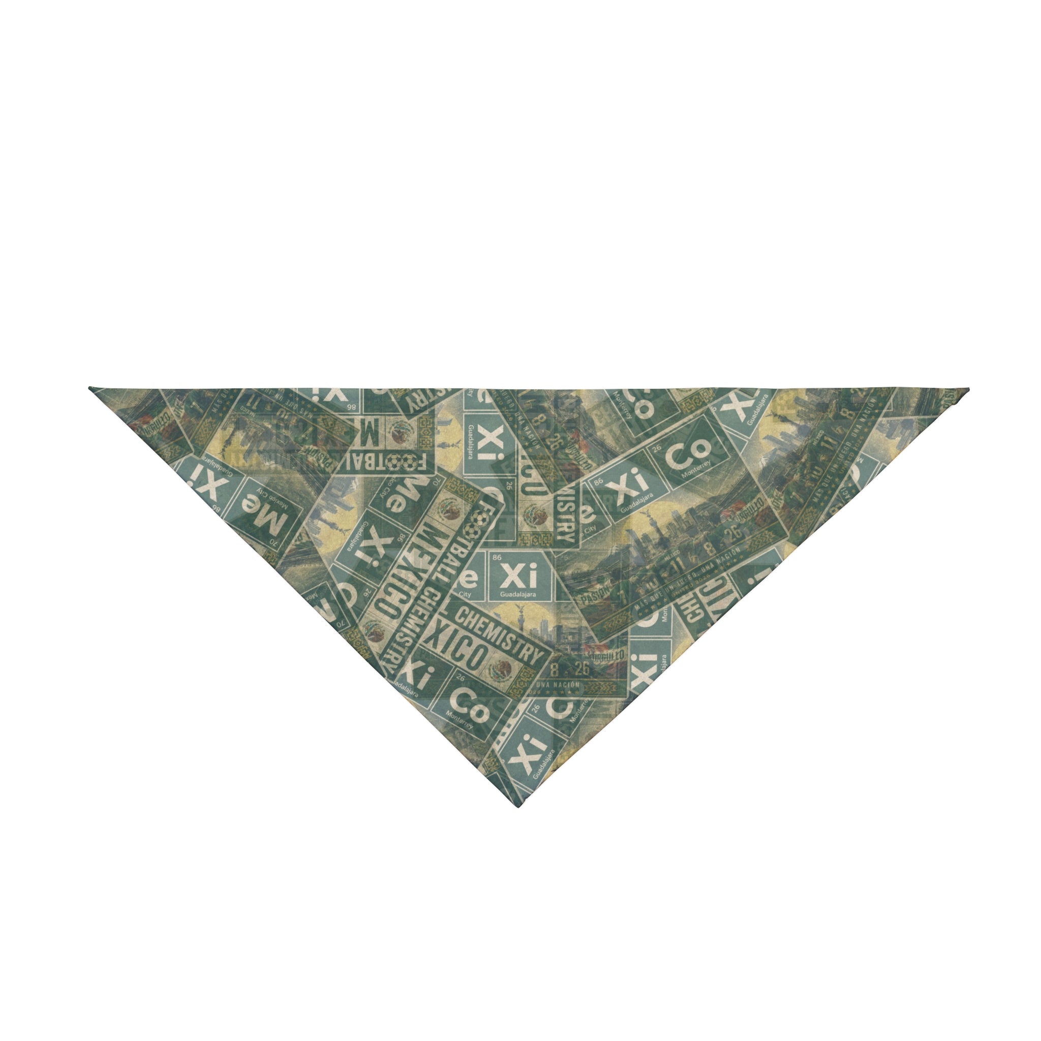 Mexico Football Pet Bandana | Editorial Classic Edition