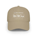 Tan baseball cap with "Football Chemistry" and "En GI And" text.