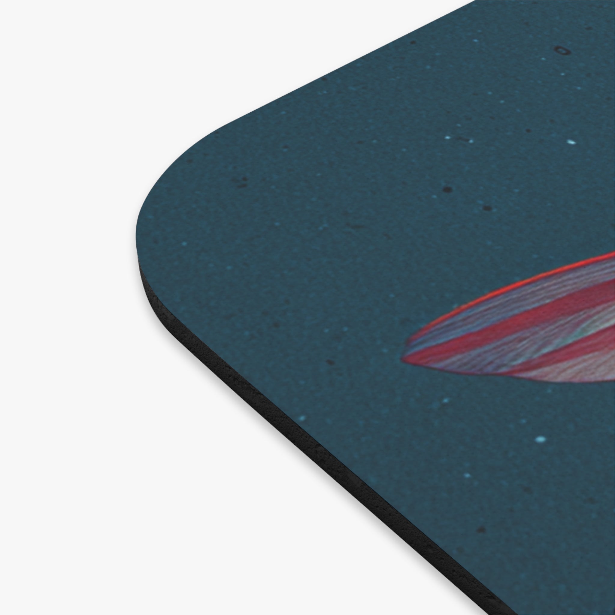 She Flies Forward Mousepad | Motivational Graphic Solar Flight