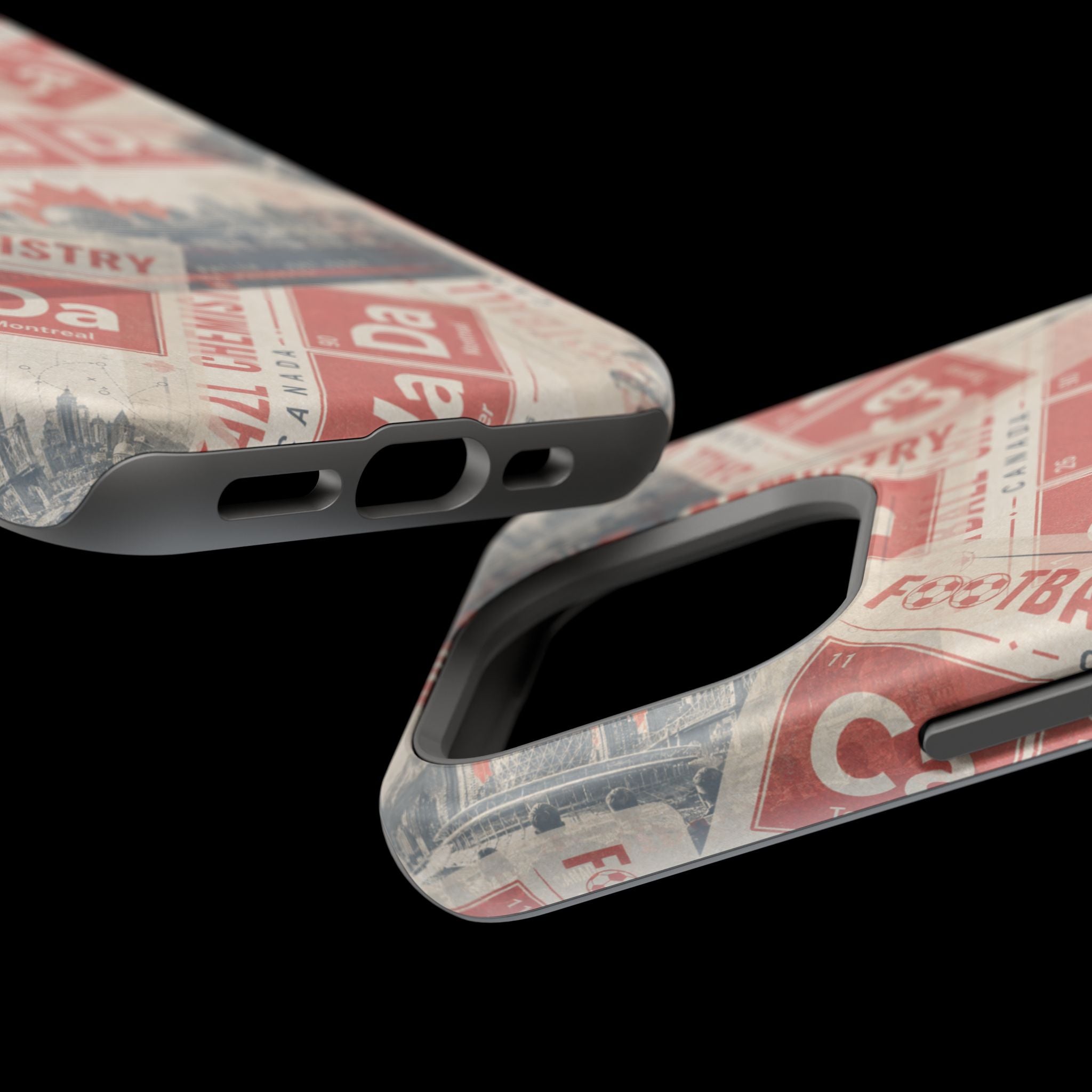 Canada Football Phone Case | Red. The base element.