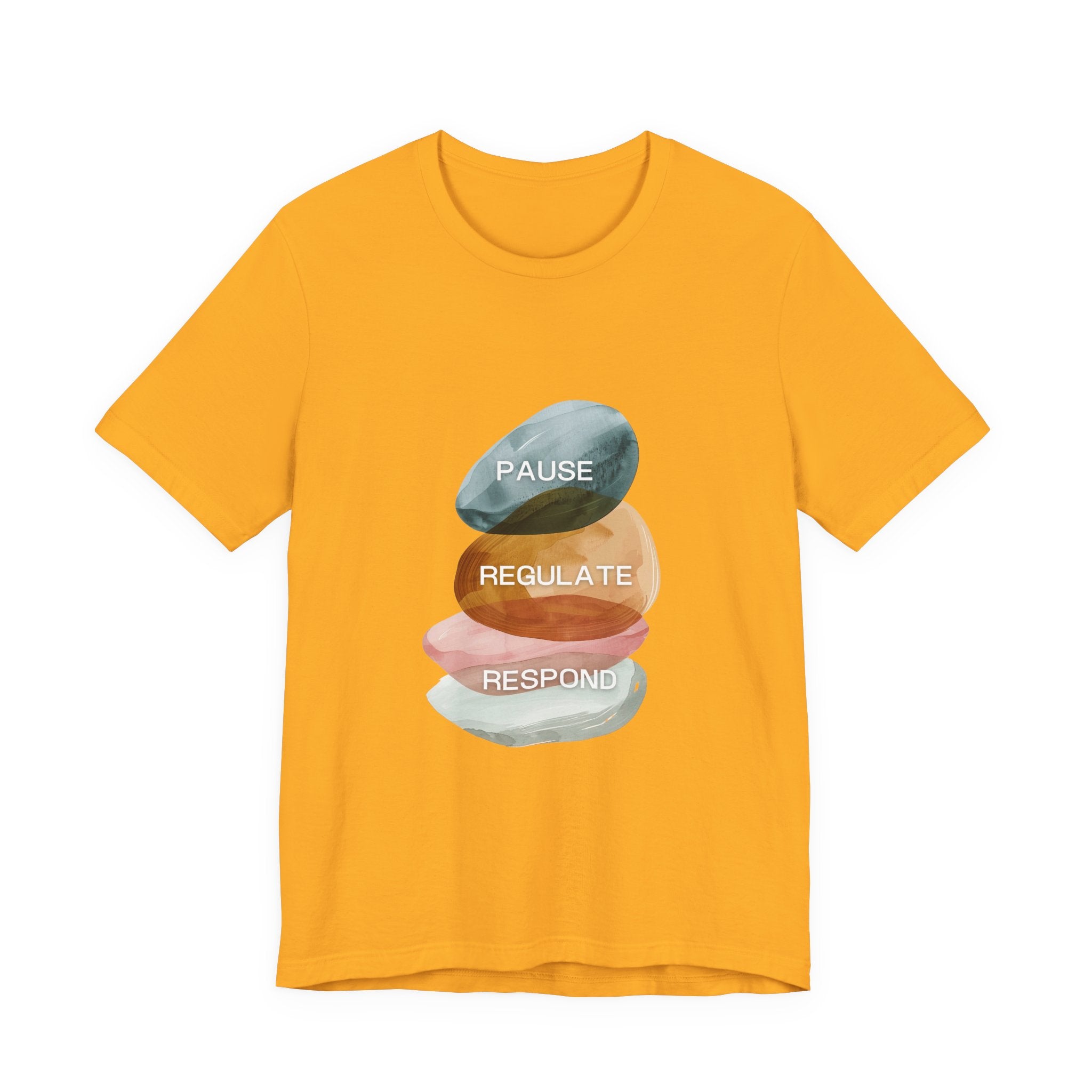 Pause Regulate Respond | Women's Motivational Graphic Vintage Women T-Shirt