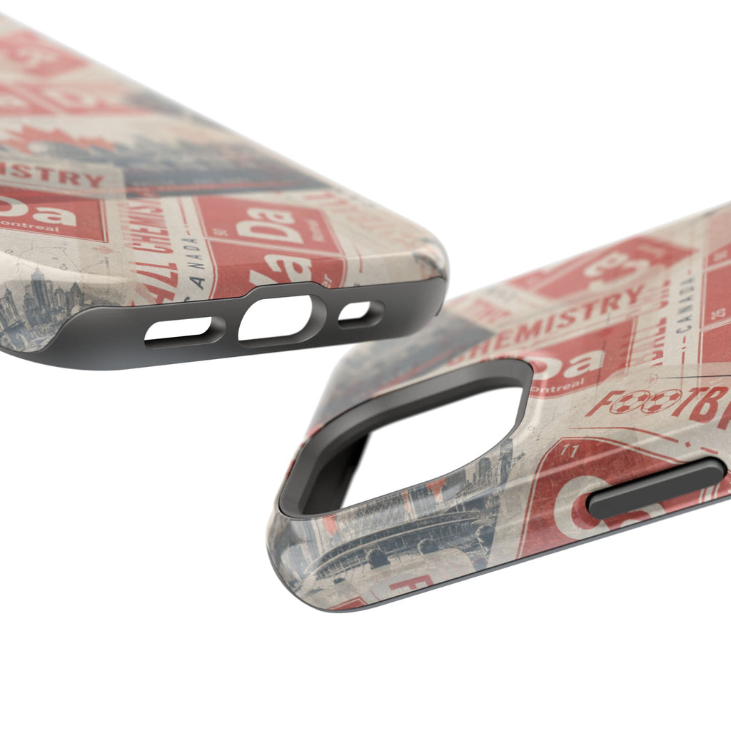 Canada Football Phone Case | Red. The base element.