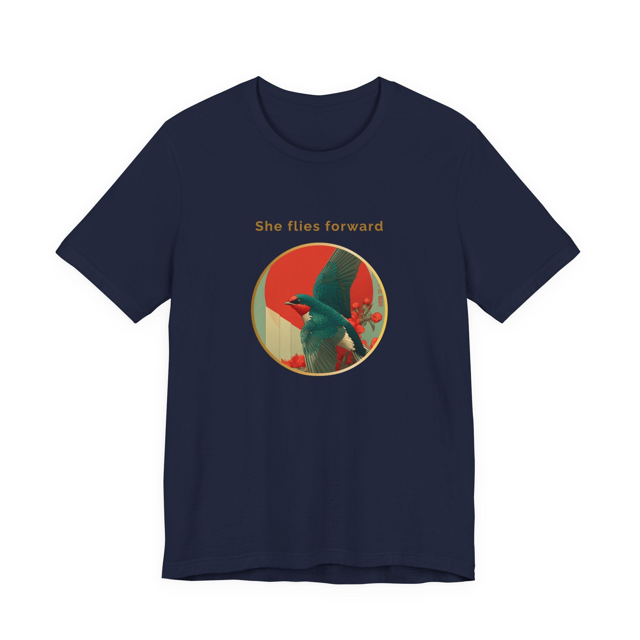 She Flies Forward | Women's Motivational Graphic Forward Flight T-shirt