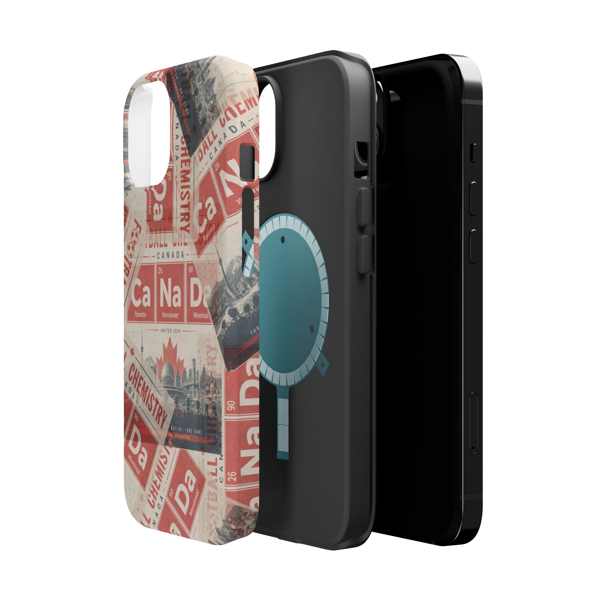 Canada Football Phone Case | Red. The base element.