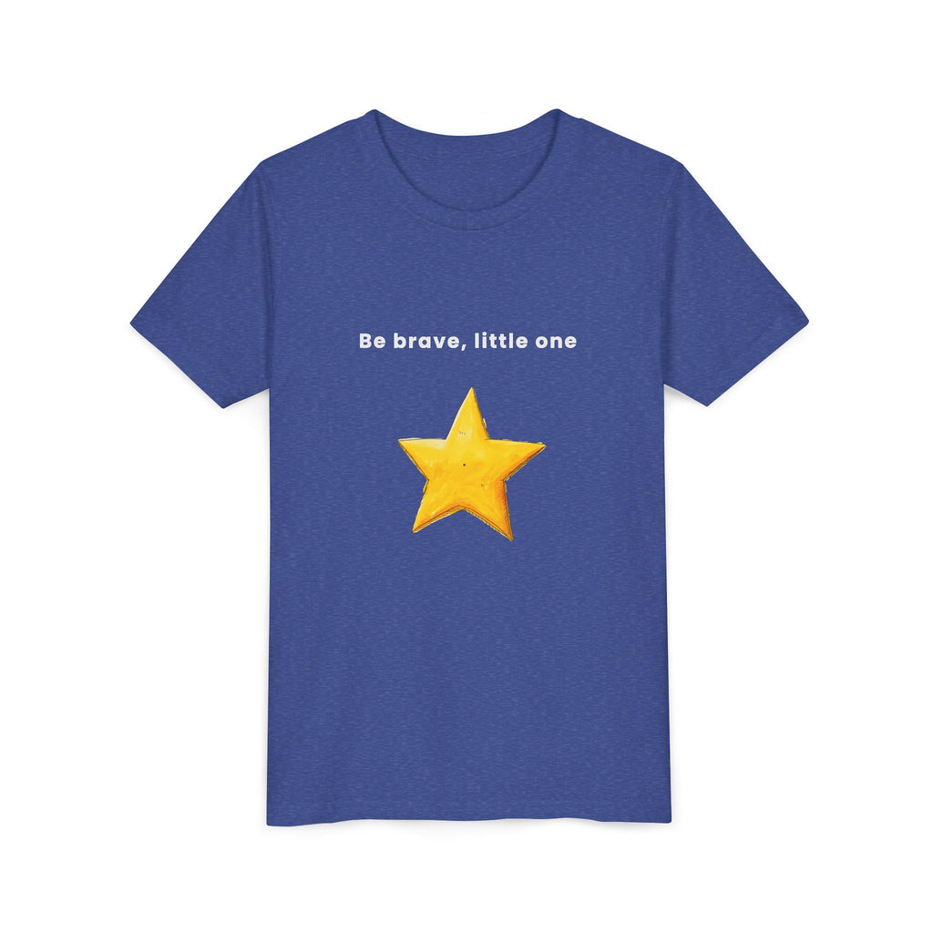 Be Brave Little One | Kids Motivational Graphic Handdrawn Star T-Shirt