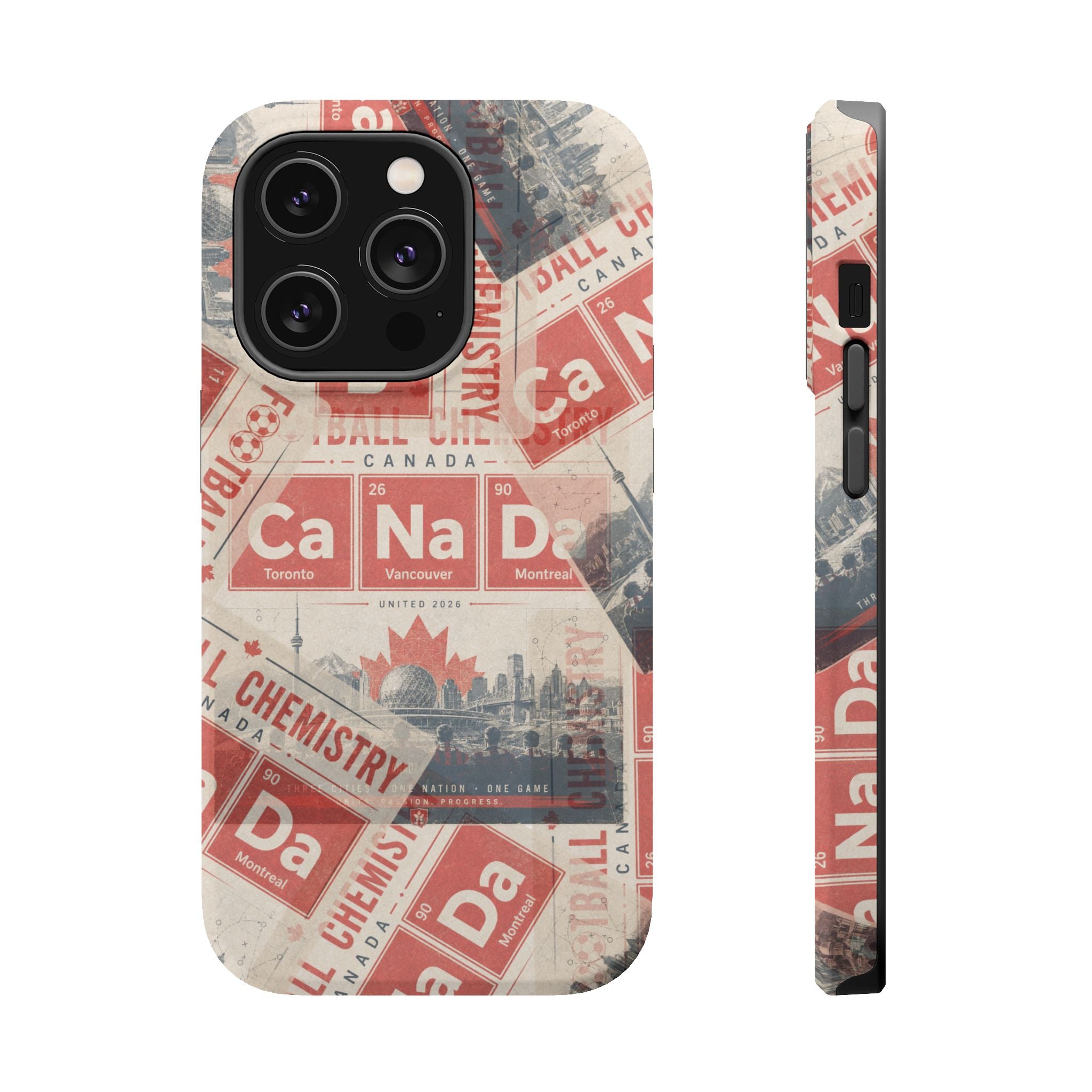 Canada Football Phone Case | Red. The base element.