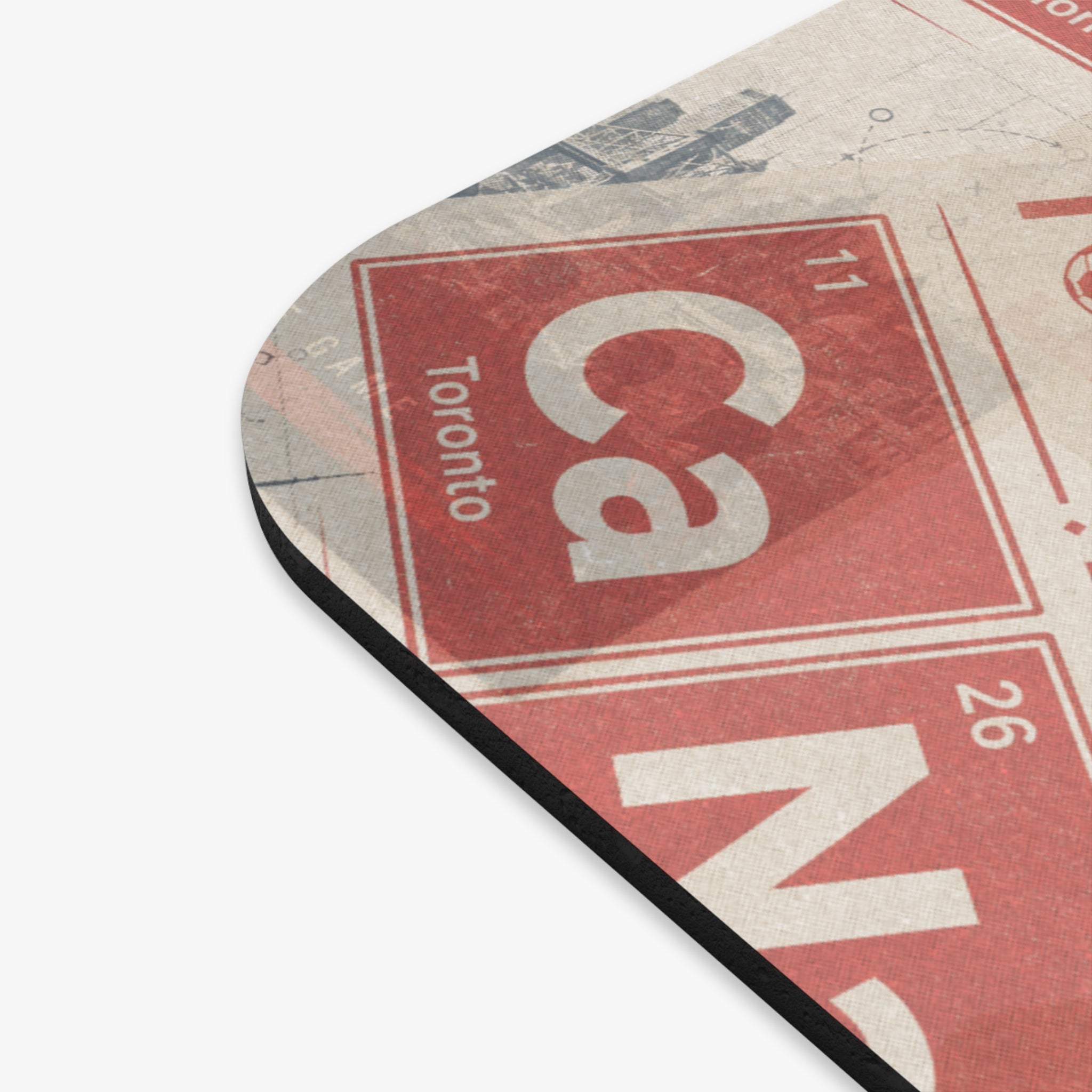 Canada Football Mouse Pad | Red. The base element.