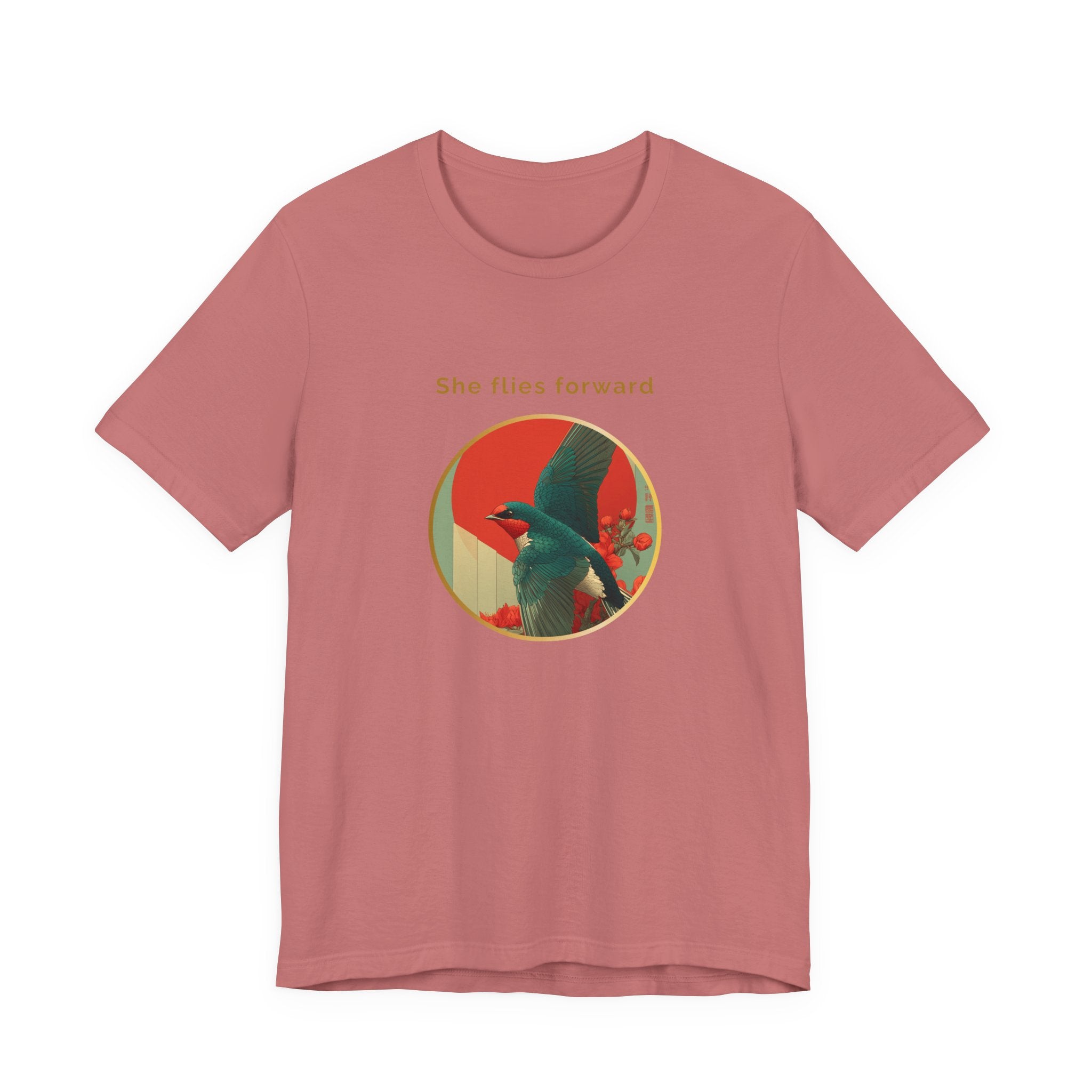 She Flies Forward | Women's Motivational Graphic Forward Flight T-shirt