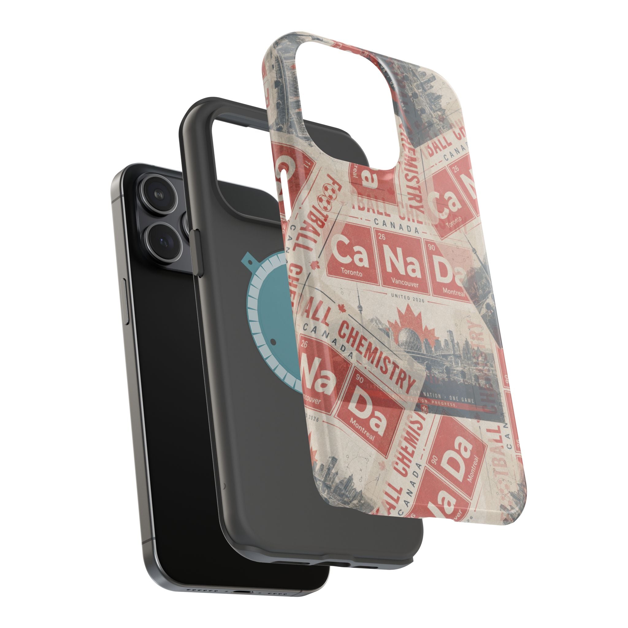 Canada Football Phone Case | Red. The base element.