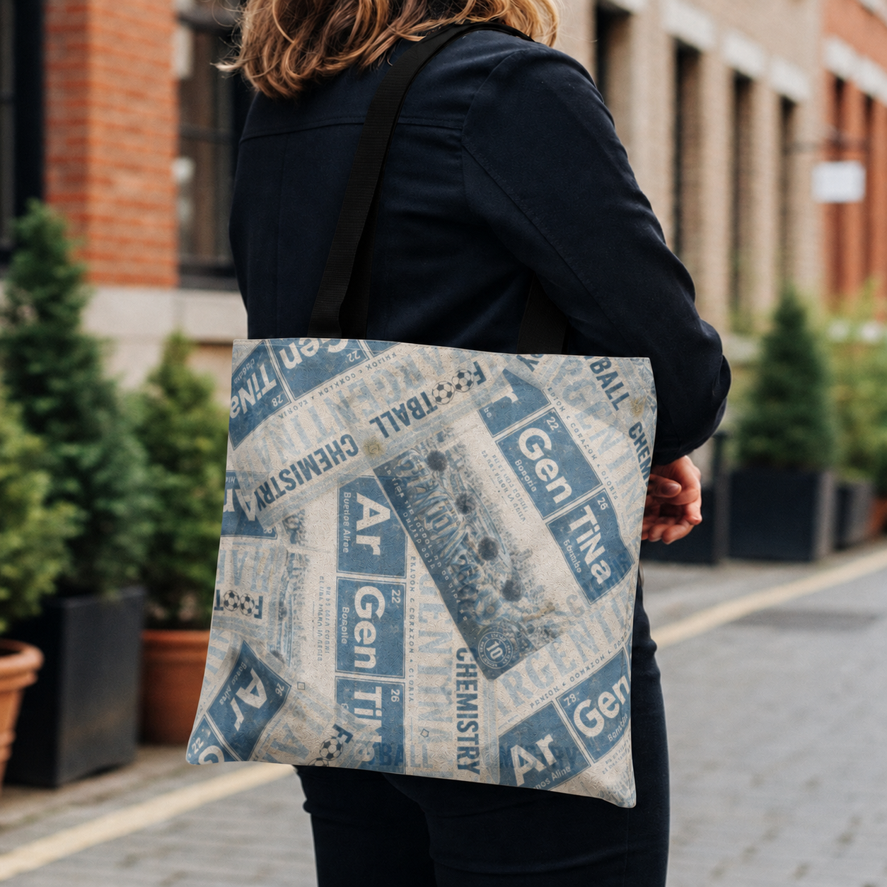 Argentina Football Tote Bag | The elements of celeste.