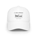 White baseball cap with "Hol Land" design and "Football Chemistry" text.