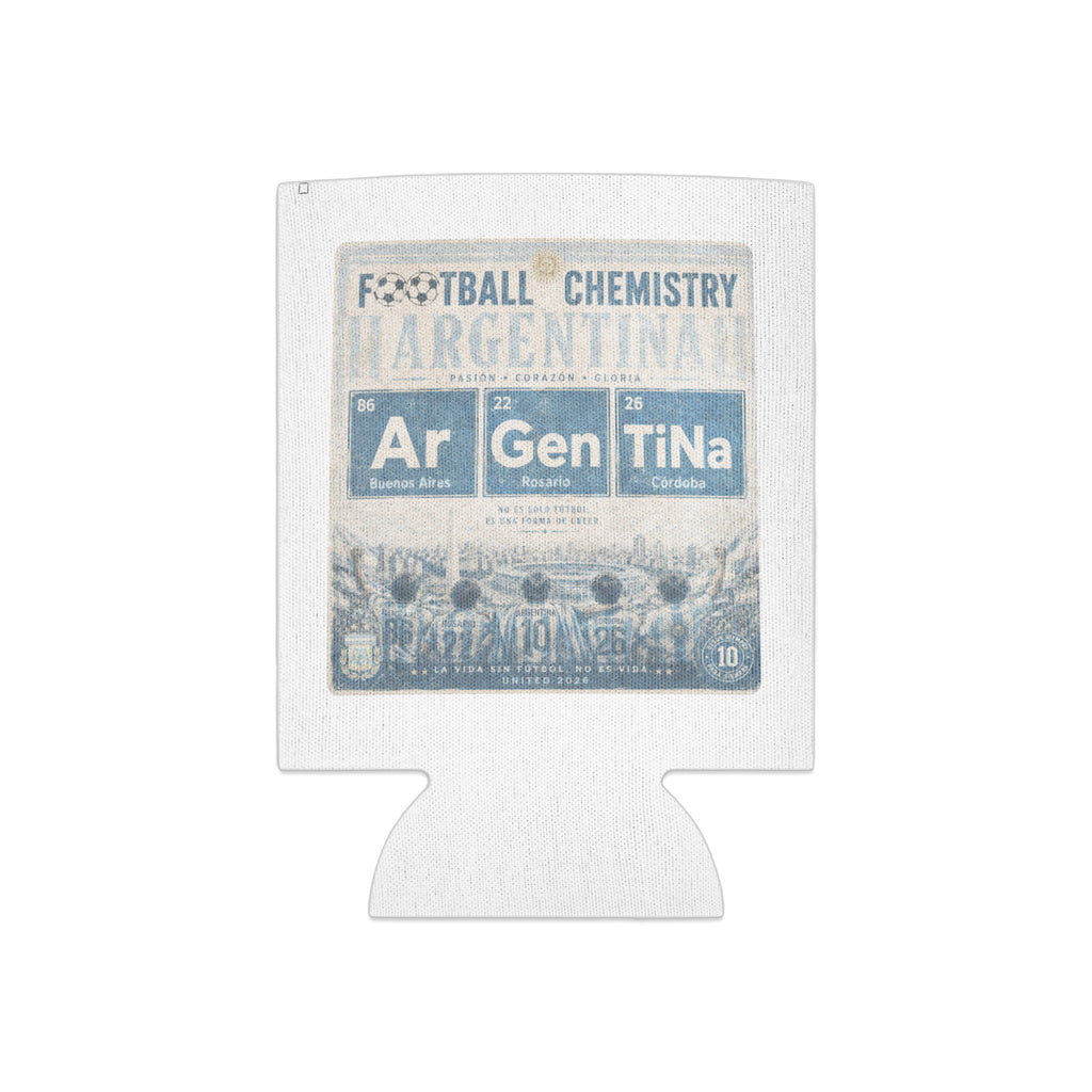 Cozy for Argentina football chemistry, showing team elements and text.