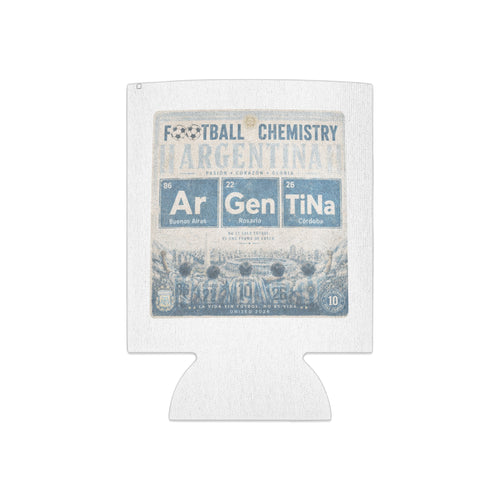 Cozy for Argentina football chemistry, showing team elements and text.