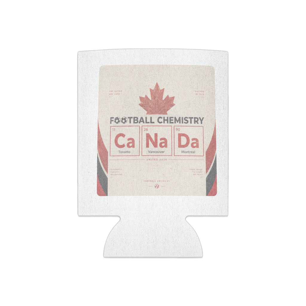 Canadian Football Chemistry design with elements Ca, Na, Da and city names.