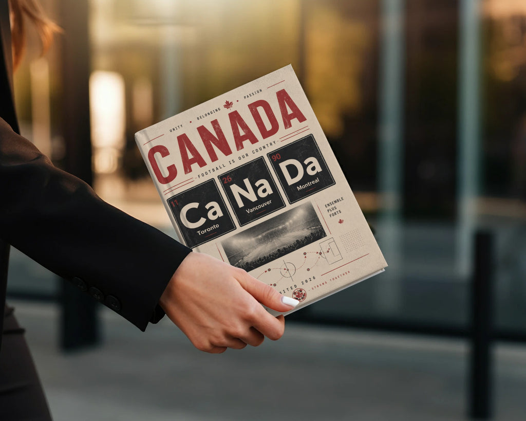 Canada Football is Our Country 2026 cover with Toronto, Vancouver, Montreal.