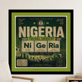 Nigeria Football Chemistry design with NAIJA 1996 logo and city names.