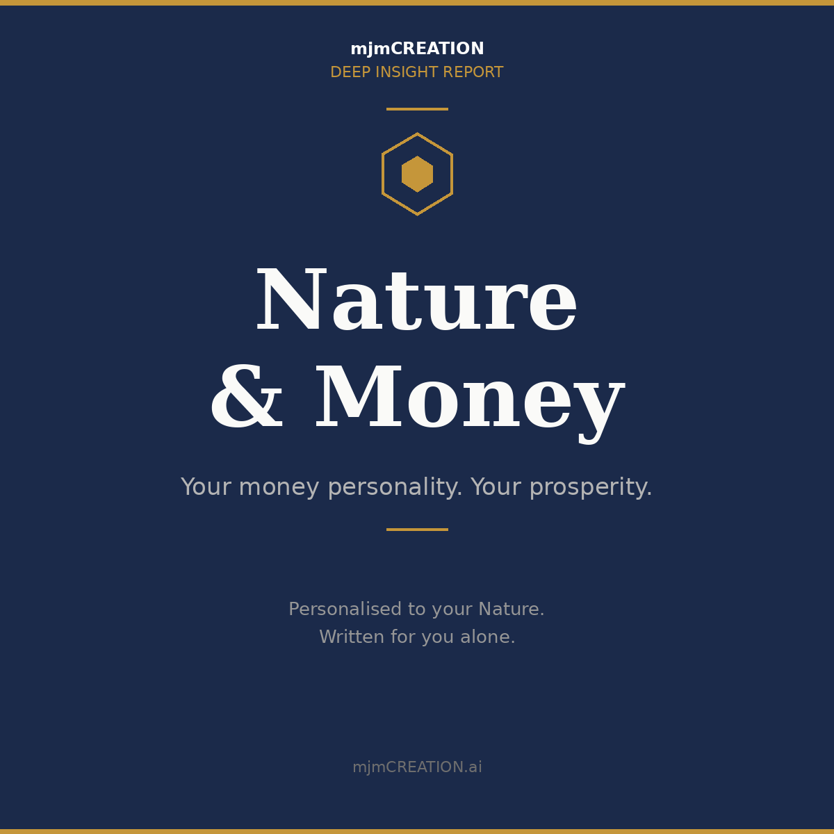 Nature & Money | Deep Insight Report